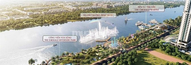 Sở hữu CH ven sông SaiGon ngay bến du thuyền chỉ 48tr/m2 TT nhẹ 15%