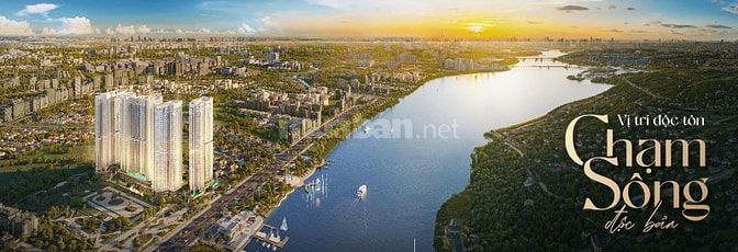 Sở hữu CH ven sông SaiGon ngay bến du thuyền chỉ 48tr/m2 TT nhẹ 15%