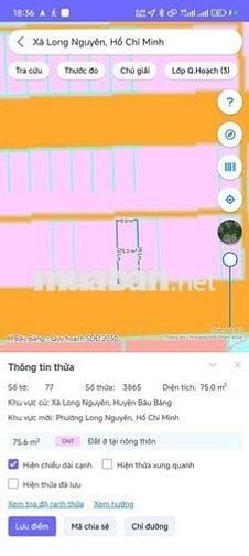 Chính chủ bán lỗ 230tr, đất TPHCM , 75m2, chỉ 720tr/nền