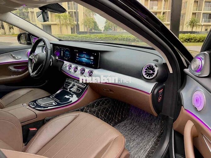 Mercedes E180 sx 2021 up E300 full đồ ghế da nâu