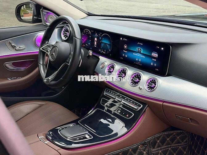 Mercedes E180 sx 2021 up E300 full đồ ghế da nâu