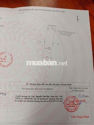 Hạ giá thêm 200 triệu bán gấp đất cao su ngay chợ Long Nguyên