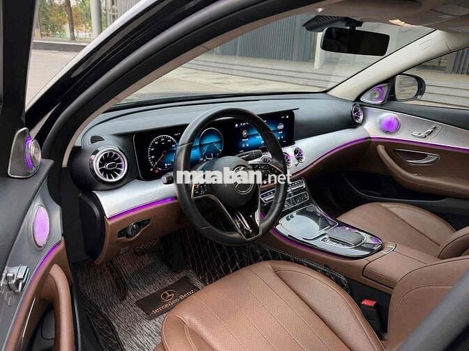 Mercedes E180 sx 2021 up E300 full đồ ghế da nâu