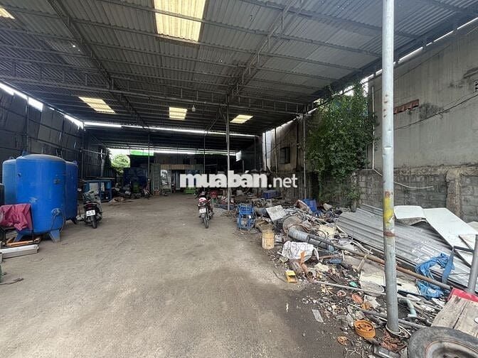 CHO THUÊ XƯỞNG 600M MẶT TIỀN MỸ PHƯỚC TÂN VẠN