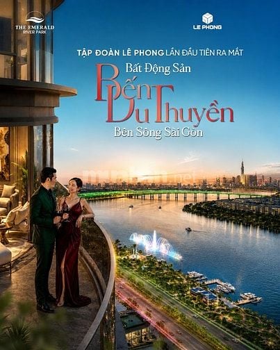 Căn 2PN2WC The Emerald River Park 3,5 tỷ sở hữu căn hộ Bến du thuyền
