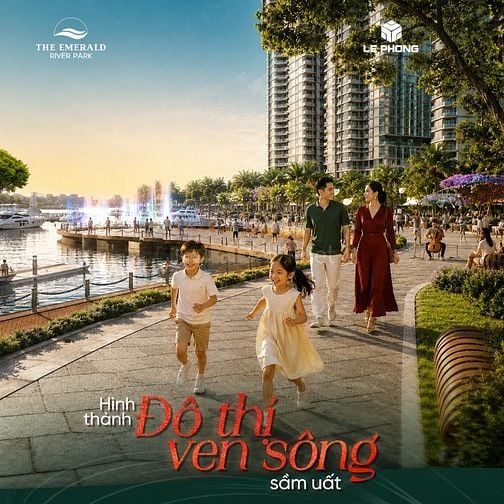 Căn 2PN2WC The Emerald River Park 3,5 tỷ sở hữu căn hộ Bến du thuyền
