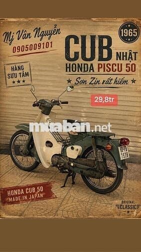 Honda Cub 50cc 50cc Xanh lá, Trắng Nhật Bản