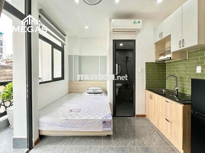 CHO THUÊ PHÒNG BAN CÔNG 30m2 THIẾT KẾ TIỆN NGHI NGAY TOÀ NHÀ VIETTLE