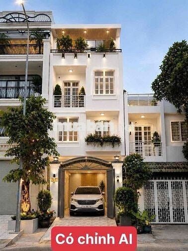 11tỷ hơn — giá ngộp  Nhà 4 tầng - mặt tiền đường số KdC phú mỹ