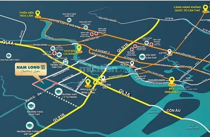 NHÀ PHỐ MẶT TIỀN NAM LONG 2 CẦN THƠ