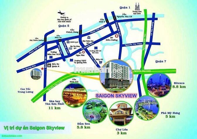 BÁN NHANH SUẤT MUA SAIGON SKYVIEW 2PN 62M2 GIÁ 4,1 TỶ, KÝ HDMB CHỦ ĐT