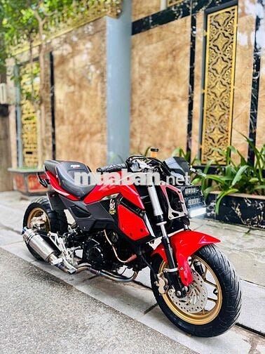 Honda MSX 125cc Đỏ Phanh đĩa -độ Full lùn độ đẹp