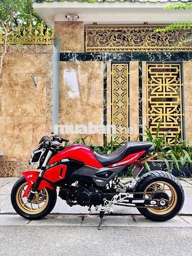 Honda MSX 125cc Đỏ Phanh đĩa -độ Full lùn độ đẹp