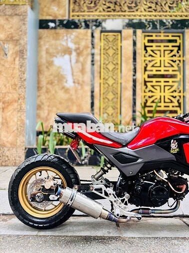 Honda MSX 125cc Đỏ Phanh đĩa -độ Full lùn độ đẹp