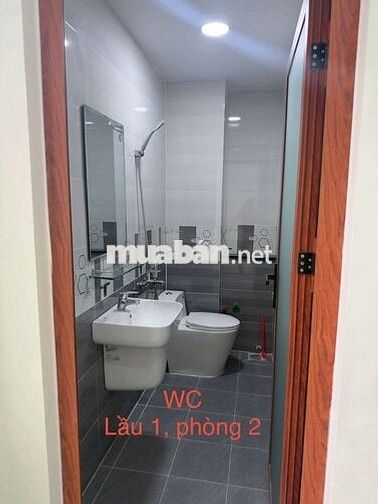 CHO THUÊ NHÀ MỚI TINH ĐƯỜNG NGUYỄN THỊ NHUẦN. 1 TRỆT 2 LẦU, DT 4×25