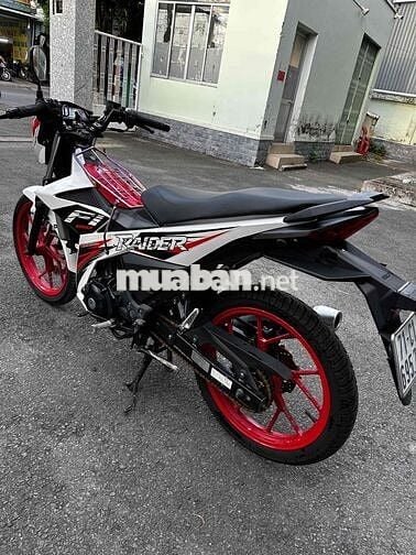 Suzuki Raider 2022 Trắng đỏ Côn tay