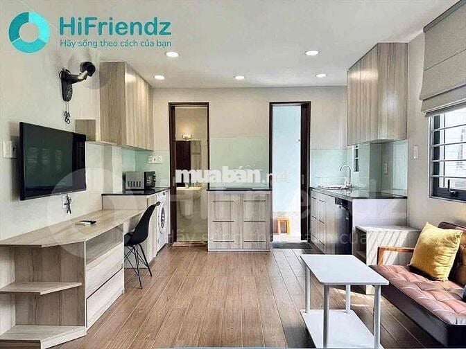 🏝️cho thuê căn hộ full nội thất ngay đoạn cầu bông giáp quận 1🏝️