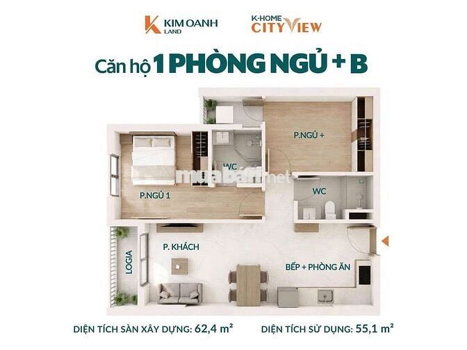 🏡 K-HOME CITYVIEW – 4 LOẠI CĂN HỘ, ĐA DẠNG DIỆN TÍCH 