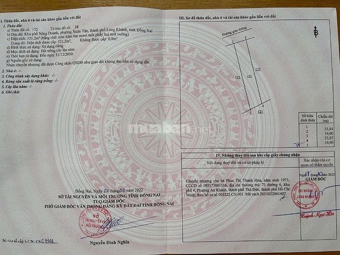 BÁN ĐẤT GIÁ TỐT LONG KHÁNH – ĐẦU TƯ SINH LỜI NGAY