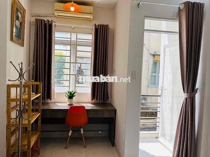 Cho thuê căn studio ban công full nt mới ở Điện Biên Phủ Bàn Cờ Q10