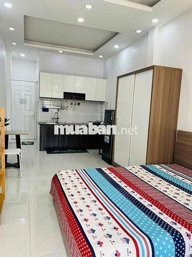Cho thuê căn studio ban công full nt mới ở Điện Biên Phủ Bàn Cờ Q10