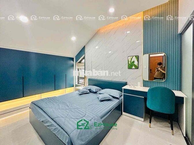 Căn hộ dịch vụ full nội thất - Tách bếp - Decor đẹp, An ninh