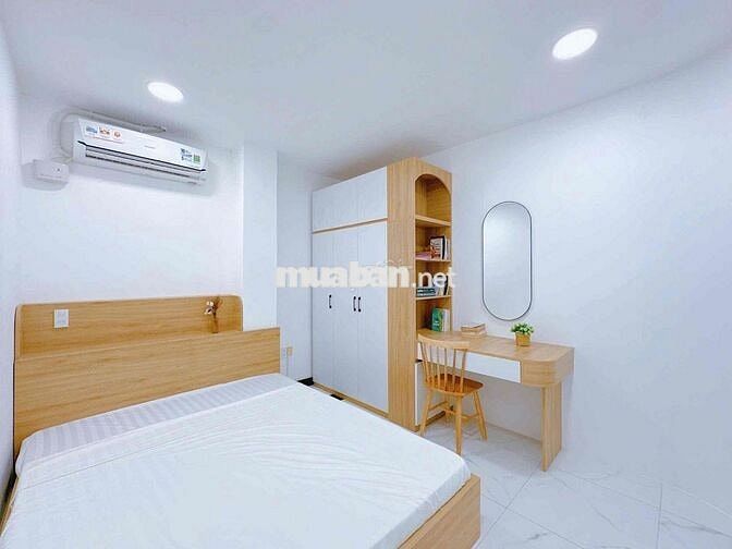 CHO THUÊ CHDV 2PN - 1Pk - 1p làm việc FULL NỘI THẤT NGAY NGUYỄN XÍ