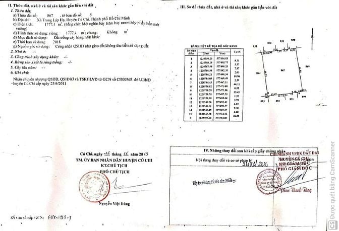 650k/m2 !!! BÁN 1,114ha (11.140 m2) đất xã Nhuận Đức, TP.HCM