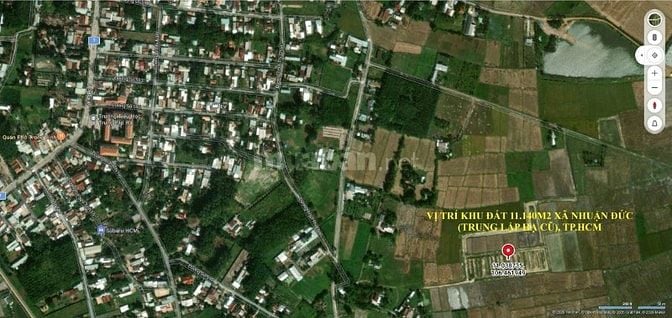 650k/m2 !!! BÁN 1,114ha (11.140 m2) đất xã Nhuận Đức, TP.HCM