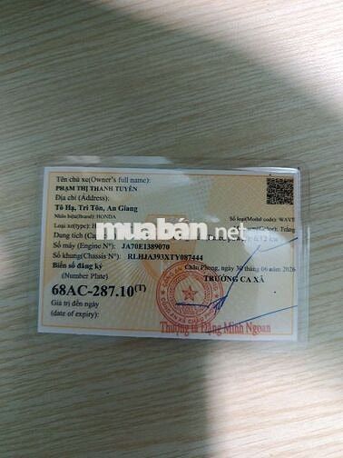 Honda Wave Alpha Trắng Xe số