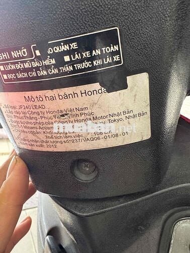 Honda Lead 2012 Đỏ