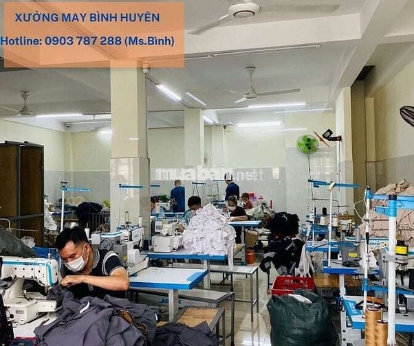 Tuyển thợ may 1 kim, vắt sổ, đóng gói,gia công 