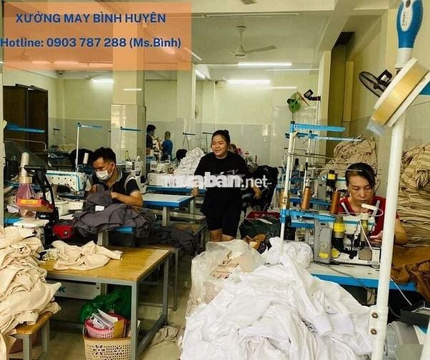Tuyển thợ may 1 kim, vắt sổ, đóng gói,gia công 