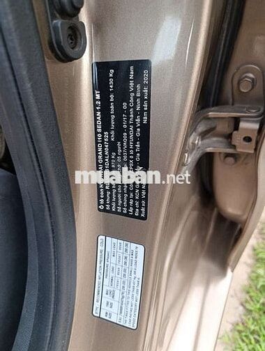 Hyundai Grand i10 Sedan 2020 1.2 MT Số sàn Nâu