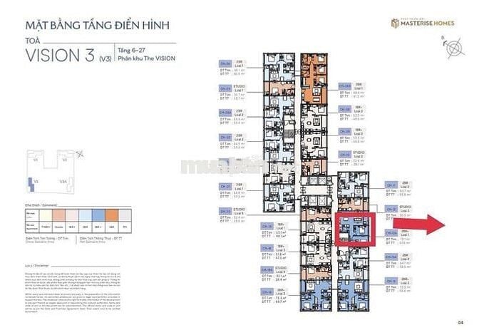 Cần Bán Giá Gốc Của CĐT - Masteri Era Landmark - Căn 2BR+
