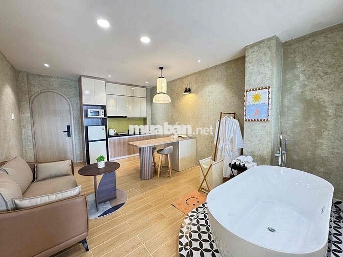 🎆KHAI TRƯƠNG CĂN HỘ 1PN BANCOL 65m2 CÓ BỒN TẮM, GẦN CẦU CÔNG LÝ🎆