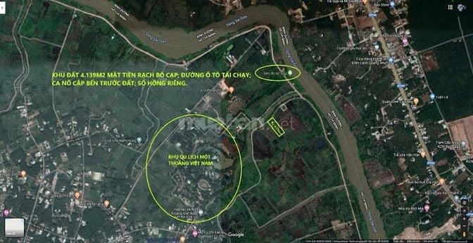 1,3 triệu/m2 !!! ĐẤT VEN SÔNG SÀI GÒN - XÃ AN PHÚ - HUYỆN CỦ CHI 