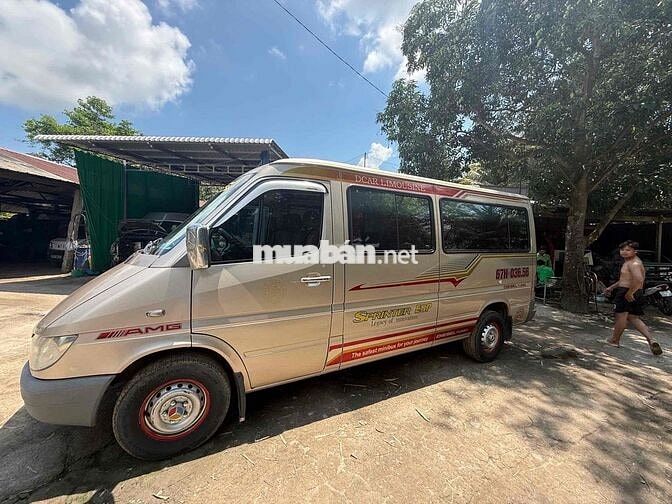 Mercedes Sprinter 2009 Vàng cát Ghế da