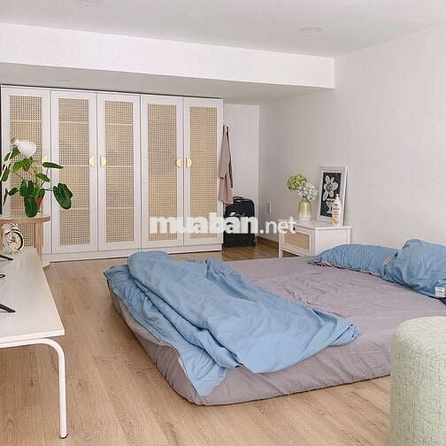 (Chính Chủ Cho Thuê) Duplex 1PN-1WC Q4 48m2 lầu 6 view sông và Q1