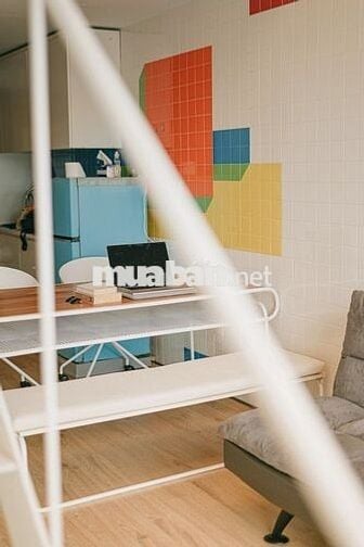 (Chính Chủ Cho Thuê) Duplex 1PN-1WC Q4 48m2 lầu 6 view sông và Q1