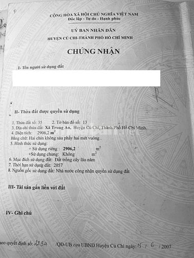 6 triệu/m2 !!! BÁN ĐẤT MẶT TIỀN ĐƯỜNG TRUNG AN, XÃ BÌNH MỸ, TP.HCM.