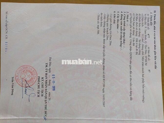 Nhà mặt tiền Đường Gò Dưa Tam Bình Thủ Đức