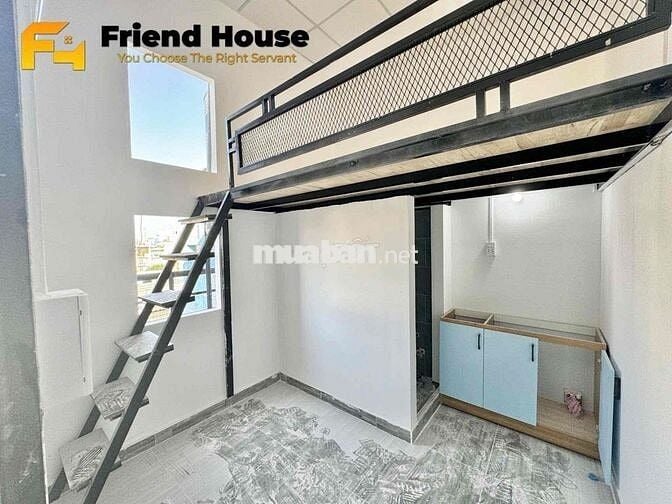 PHÒNG DUPLEX MỚI XÂY GIÁ RẺ NGAY NGÃ TƯ PHAN VĂN TRỊ