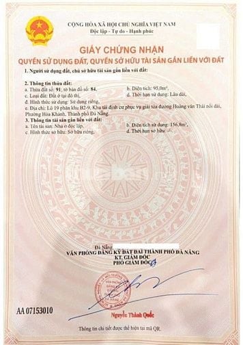 Bán Nhà 2 Tầng Kiên Cố Tại đường Đại La, Phường Hòa Khánh, TP Đà nẵng