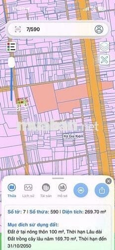 cần bán lô đất thổ cư, sau nhà thờ Thanh Sơn