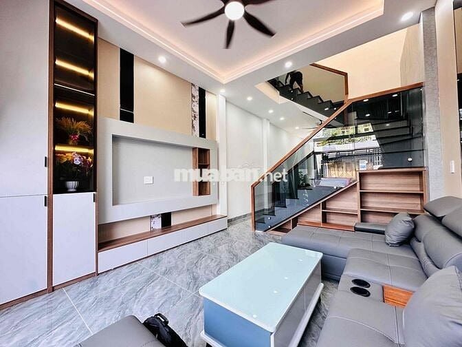 BÁN NHÀ TDM - PHÚ HOÀ 100% mới 4x30 - sân rộng
