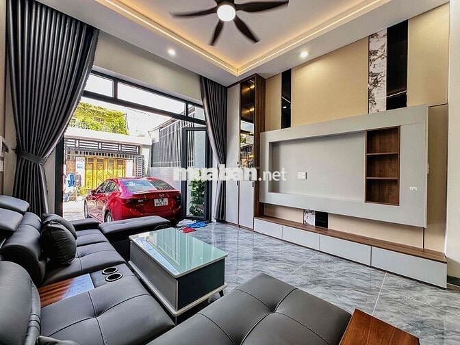 BÁN NHÀ TDM - PHÚ HOÀ 100% mới 4x30 - sân rộng