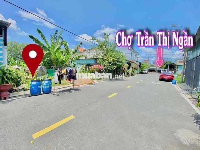 338M² MẶT TIỀN THỊ TRẤN CỦ CHI–NGANG 5M DÀI 68M, SỔ HỒNG RIÊNG 1TỶ450