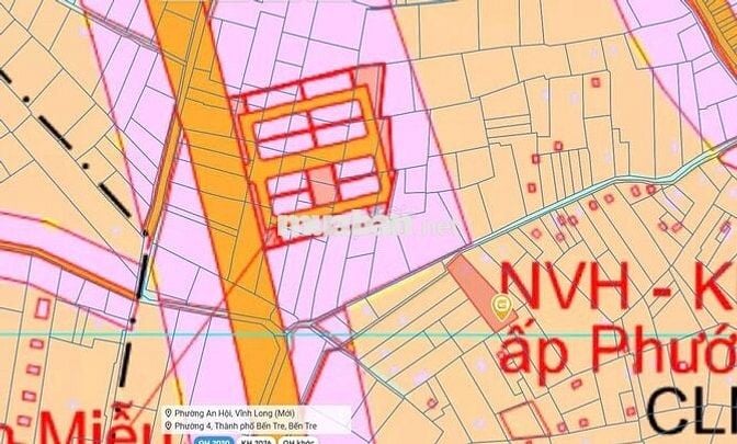 Bán 1200m2 Cách Đường Rạch Miễu 2 100m Lộ Đang Mở xe 16