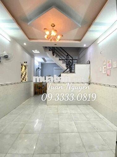 CHO THUÊ NHÀ HẺM LÊ VĂN LƯƠNG 4M x 12M - 2PN - 2 WC ( 8.5 Tr )